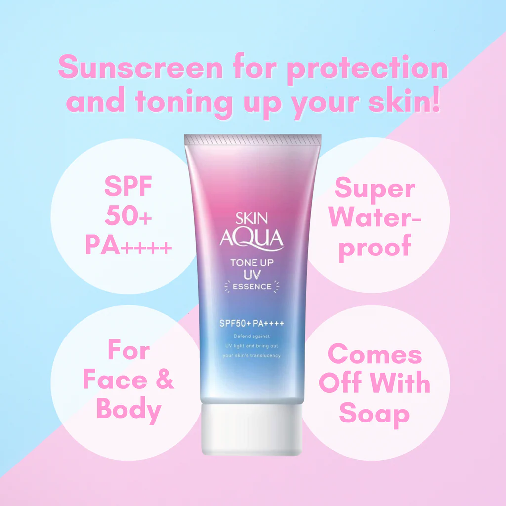 Skin Aqua Tone Up UV Essence SPF 50+ PA++++ [Lavender- 80g]	